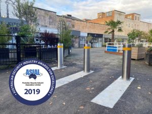 RB002-40 SLIMLINE RISING BOLLARD (SEMI-AUTO)